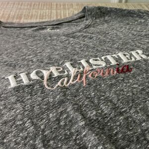 Hollister California knotted Heather Gray T-shirt (45)
